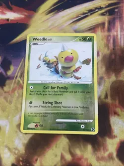 Weedle - Reverse Holo - 93/106 Great Encounters - Pokemon TCG - 2008 - Image 1