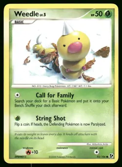 Pokemon Weedle Great Encounters #93/106 - Image 1