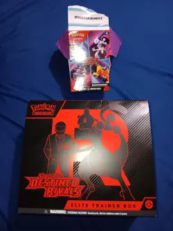 2025 Destined Rivals ETB Empty from Scarlet & Violet with Extras - Image 1