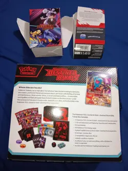 2025 Destined Rivals ETB Empty from Scarlet & Violet with Extras - Image 2