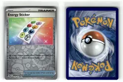 ENERGY STICKER - 159/165 - UC - 151 - POKEMON - REVERSE HOLO - NM - Image 1