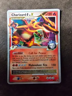 Pokemon Charizard G LV. X DP45 Diamond & Pearl Holo Black Star - Image 1