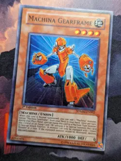 Yu-Gi-Oh! Machina Gearframe SDMM-EN002 1st Edition Super Rare - VLP - Image 1