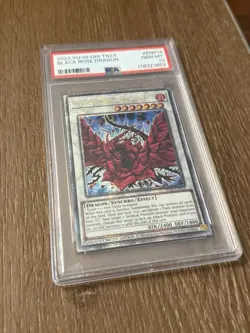 2023 Yu-Gi-Oh! BLACK ROSE DRAGON QC Secret Rare Cello Pack TN23-EN014 PSA 10 - Image 2