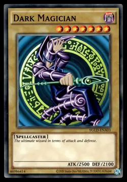 Dark Magician (A) YGLD-ENA03 King of Games: Yugi's Legendary Decks - Image 1