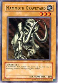1x (NM) Mammoth Graveyard - DB1-EN105 - Common - Unlimited Edition YuGiOh - Image 1
