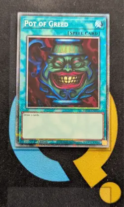 MP25-EN050 Pot of Greed Starlight Rare 1st Edition YuGiOh Card - Image 1