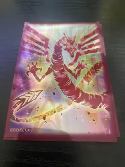 Yugioh Sleeves The Crimson Dragon YCSJ 2023 Tokyo Pack of 10pcs - Image 1