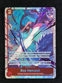 2025 One Piece BOA HANCOCK #OP12-014 Legacy of the Master Super Rare ENG B - Image 1