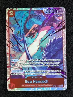 2025 One Piece BOA HANCOCK #OP12-014 Legacy of the Master Super Rare ENG - Image 1