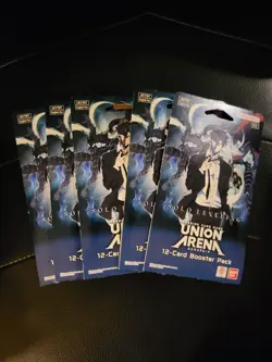 Union Arena Solo Leveling Sleeved Booster Blister Pack x 5 English - Image 1