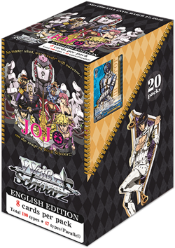 Six (6) Weiss Schwarz Jojo's Bizarre Adventure Golden Wind Booster Packs - Image 1