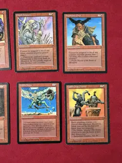 Fallen Empires Red 8 Card HP Lot Magic The Gathering MTG Classic Vintage - Image 3