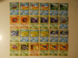1997 Vintage Japanese Fossil Set Pokemon Card Lot Pocket Monsters - LP / NM - Image 1
