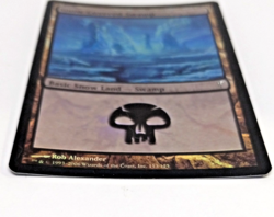 2006 Magic The Gathering-Snow-Covered Swamp Foil Land Trading Card - Image 5