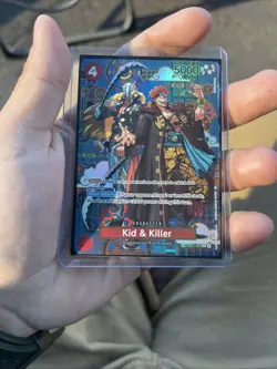 One Piece Card Game TCG Kid and Killer EB01-003 Alternate Art NM+ - Image 1