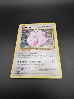 Chansey 70/108 Rare Holo Pokemon Card XY Set Pokemon TCG Foil Card - LP + - Image 1