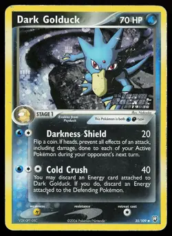 Dark Golduck 35/109 Reverse Holo Stamped Team Rocket Returns Pokemon Card - Image 1