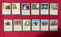 Fallen Empires White 12 Card HP Lot Magic The Gathering MTG Classic Vintage - Image 1