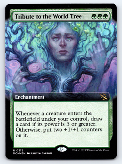 Tribute to the World Tree Ext Art - March of the Machine - MTG - Image 1