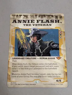 Annie Flash, the Veteran (Showcase) [Outlaws of Thunder Junction] Near Mint - Image 1