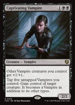 Captivating Vampire MTG Innistrad Remastered INR #100 Rare NM FOIL - Image 1