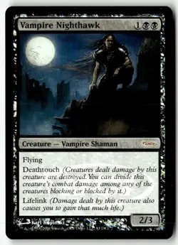 MTG Foil Vampire Nighthawk - WPN & Gateway Promos Moderately Played English - Image 1