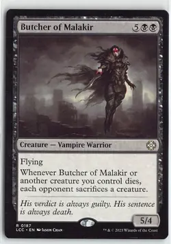 MTG Commander: The Lost Caverns of Ixalan Butcher of Malakir Non Foil Rare #187 - Image 1