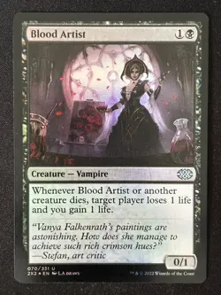 1x MTG Blood Artist (Foil) - Double Masters 2022 (2X2) #70 - Magic the Gathering - Image 1
