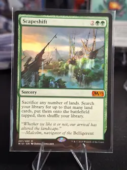 Scapeshift Core Set 2019 M19 MTG - Magic The Gathering Discount on Multiples - Image 1