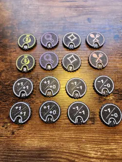 Additional Magic the Gathering Simple Spinning Counters and Tokens - Image 1