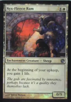 Nyx-Fleece Ram - Journey Into Nyx: #18, Magic: The Gathering - Foil Lp C250 - Image 1