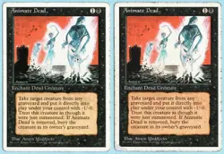 Animate Dead x2 2x 1995 MTG Core Set 5th Edition Black Unc Enchantment HP AZ4 - Image 1