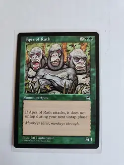 Apes of Rath - Tempest - LP - MTG Magic - Uncommon - Green Creature - Image 1