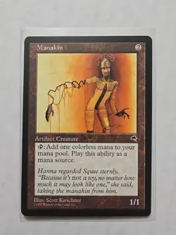 Manakin - Tempest - LP - Common - Artifact Creature - MTG - Image 1