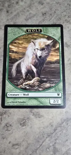 Wolf Token (12) Innistrad Regular MTG LP - Image 1