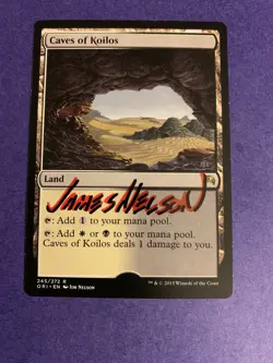 MTG Magic Caves of Koilos Signed Artist Proof x1 Origins Jim Nelson - Image 1