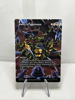 MTG Teenage Mutant Ninja Turtles Waves of Aggression 13, NM, Borderless, Regular - Image 1