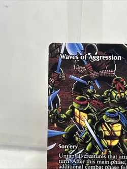 MTG Teenage Mutant Ninja Turtles Waves of Aggression 13, NM, Borderless, Regular - Image 2