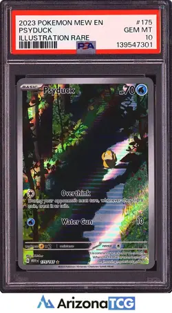 Pokemon 2023 Psyduck 175/165 IR Scarlet & Violet 151 GEM MINT PSA 10 - Image 1