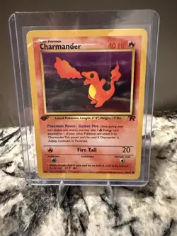 Pokemon TCG Charmander Team Rocket 1st Edition (50/82) - Image 1