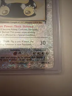 Pokemon Reverse Holo Snorlax 2002 64/110 Rare - Image 3