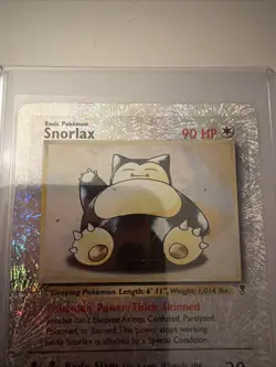 Pokemon Reverse Holo Snorlax 2002 64/110 Rare - Image 4