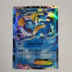 Vaporeon EX 24/83 Generations Ultra Rare Holo Pokemon TCG English Card - Image 1