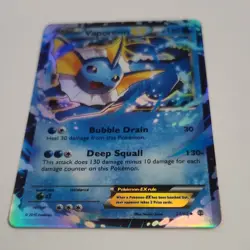 Vaporeon EX 24/83 Generations Ultra Rare Holo Pokemon TCG English Card - Image 2