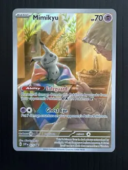 Pokemon TCG Mimikyu SVP 075 Black Star Promo NM - Image 1