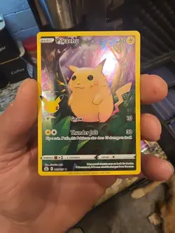 Pokemon Card Pikachu 005/025 Celebrations FULL ART HOLO RARE - NM - Image 1