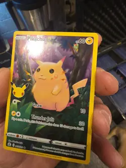 Pokemon Card Pikachu 005/025 Celebrations FULL ART HOLO RARE - NM - Image 2