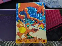 Pokemon Pocket Monsters Vending Prism Holo Vintage Sticker 11 CHARIZARD rare - Image 3