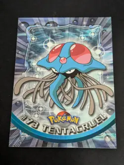 Tentacruel #73 - Non Holo Black Logo Topps Pokemon TV Animation Near Mint NM - Image 1